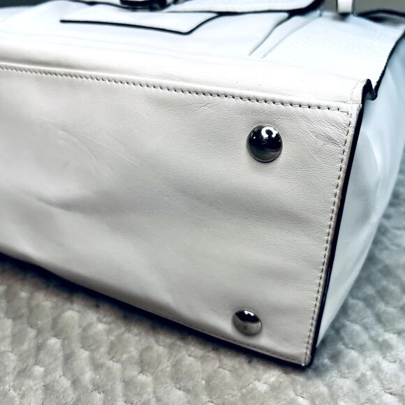 Coach Shoulder Bag Purse Reptile Tote Charlie Embossed Python Leather F28723 - Picture 16 of 16